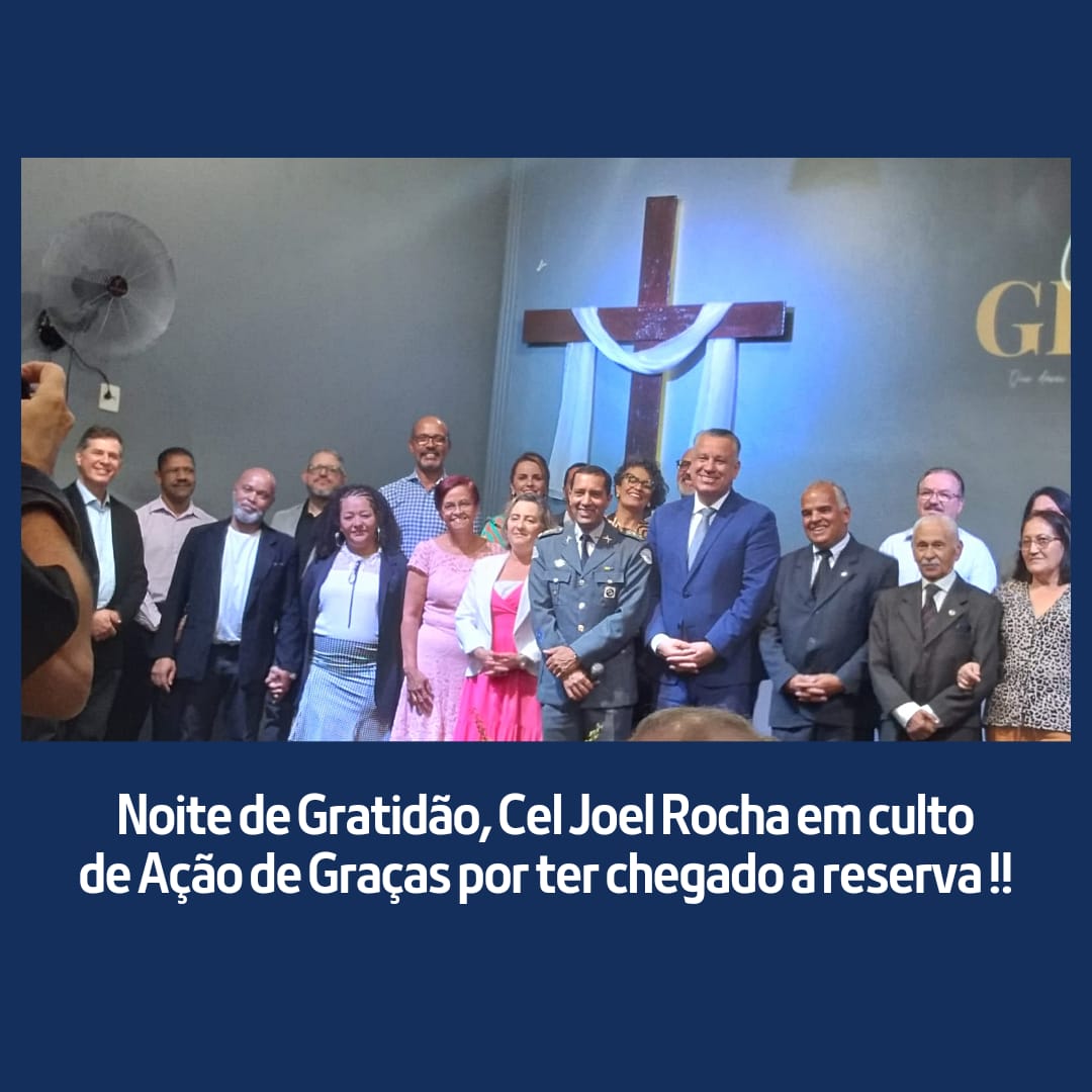 culto ação de graça cel joel