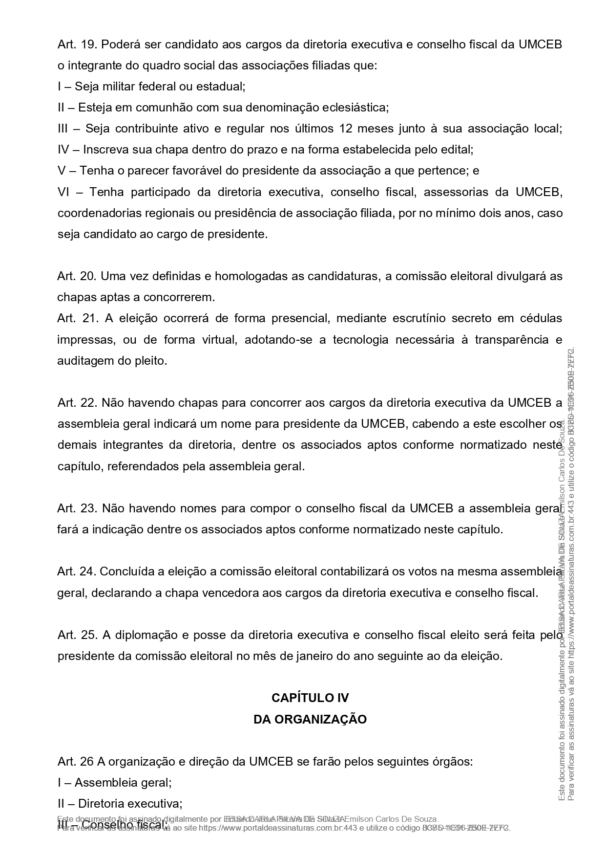 Estatuto da UMCEB 2 Alteracao 2021 Manifesto