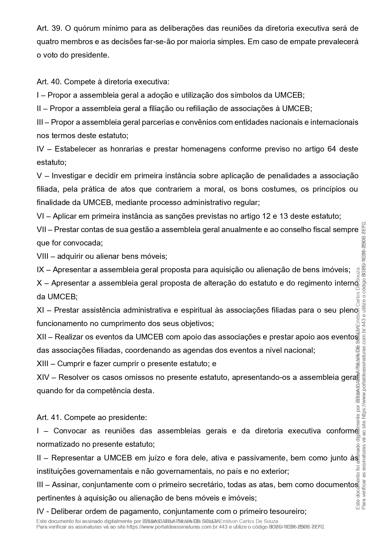 Estatuto da UMCEB 2 Alteracao 2021 Manifesto