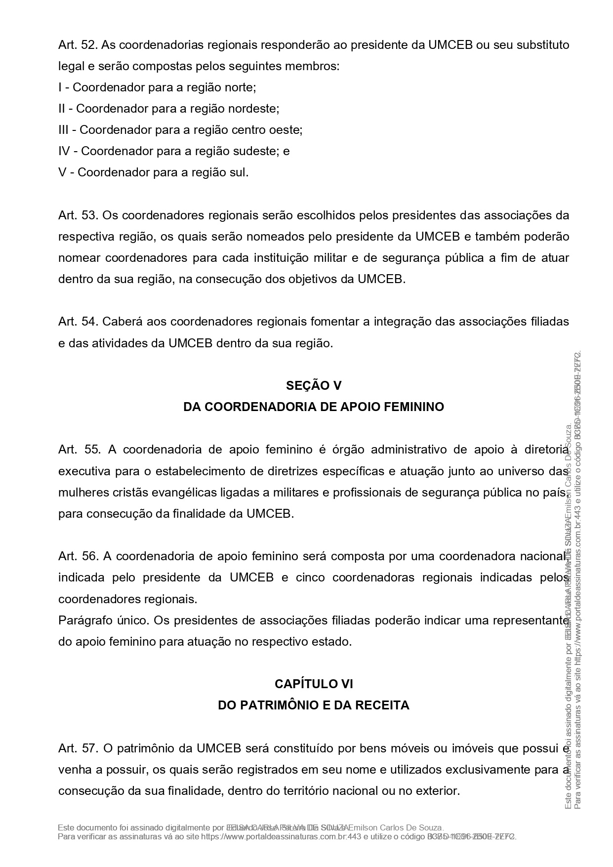 Estatuto da UMCEB 2 Alteracao 2021 Manifesto